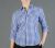 Degraves Womens Royal Oxford 3/4 Sleeve Shirt