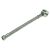 Left Hand SS Braided Hose & Elbow Assembly  For Showers