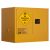 OXIDIZING AGENT STORAGE CABINET: 100L - 2 DOORS - 1 SHELF