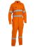 Apex 160/185 Taped Hi Vis FR Ripstop Vented Coverall with Waist Zip Opening