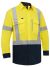 X Taped Hi Vis Stretch Cotton Long Sleeve Shirt