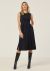 Crepe Stretch Sleeveless Dress