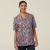 NNT Polyester Print Water Dream Indigenous Scrub Top CATRG9
