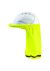 Hard Hat Neck Sun Shade Fluro Yellow
