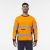 Reflective Spliced Crew Neck Fleece
