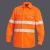 KingGee Mens Shieldtec Lenzing Fr Hi-Vis Spliced Open Front Taped Shirt K84001