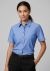 Ladies Wrinkle Free Chambray Short Sleeve Shirt