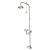 COMBINATION 304SS SHOWER WITH EYE WASH, BOWL AND FOOT TREADLE