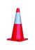 Orange PVC Traffic Cone / Reflective Tape 700mm