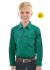 Kids Heavy Ctn Drill 1/2 Plkt L/S Shirt