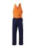 Hard Yakka Foundations Hi-Visibility Two Tone Cotton Drill Action Back Overall Y01526