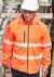 Unisex Super Light Segmented Tape Packable Rain Jacket