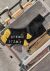 Unisex Bamboo Work Socks (3 pack) size 6-12 in Black/Yellow